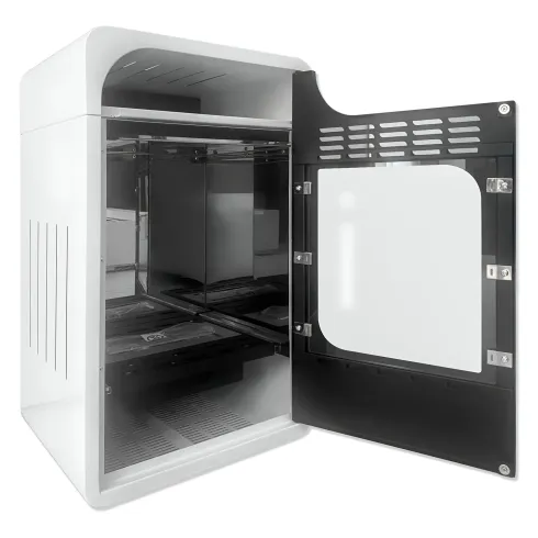 Stufa a Bioetanolo Ventilata 3 kW a Pavimento Bruciatore 1,5 lt Bianco