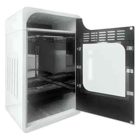 Stufa a Bioetanolo Ventilata 3 kW a Pavimento Bruciatore 1,5 lt Bianco