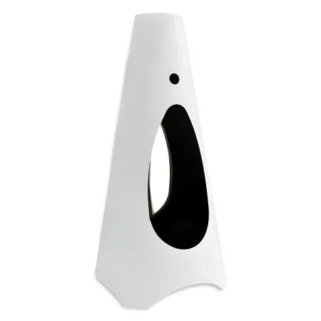 Stufa a Bioetanolo Conica Statica 3 kW Bruciatore Rotondo Bianco