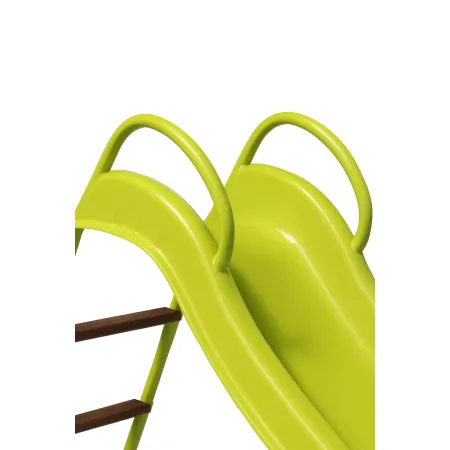 Scivolo per Bambini in Acciaio da Giardino Verde 95x185x105 cm