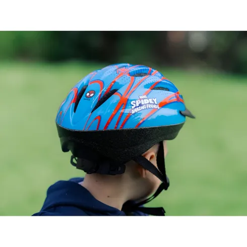 Casco per Bambini Certificato Spider Man per Bici 50–54 cm Marvel