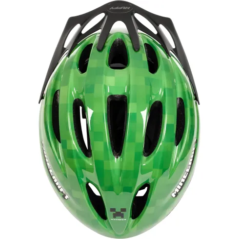 Casco per Bambini Minecraft 50–54 cm Certificato per Bici Regolabile