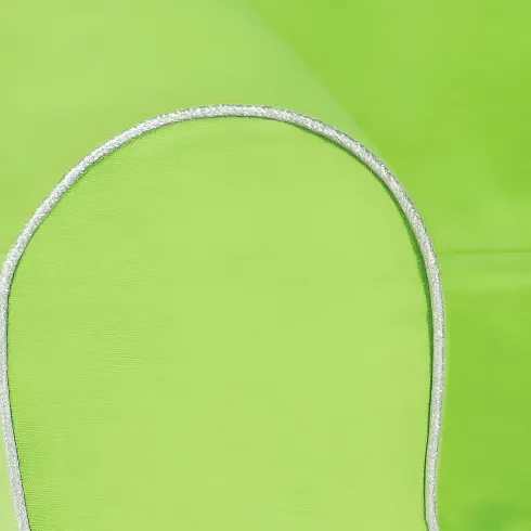 Poltroncina per Bambini Verde per Cameretta in Tessuto Sfoderabile