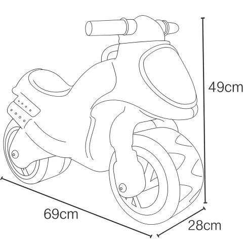 Moto Cavalcabile Principesse Licenza Disney Ride On per Bambini