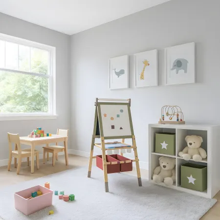 Lavagna Doppia Faccia per Bambini Magnetica e Cancellabile Estensibile