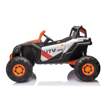 Auto Elettrica 2 Posti per Bambini 24V Fuoristrada UTV Arancione