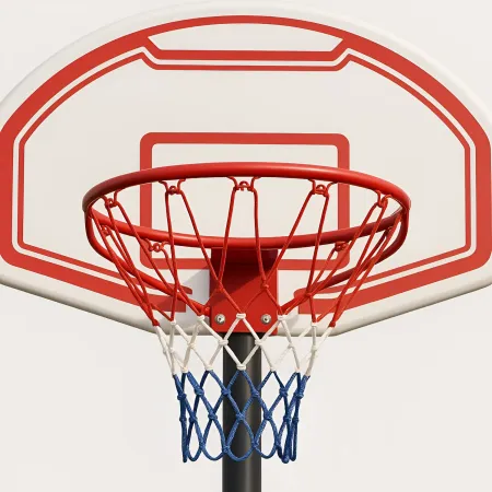 Colonna Basket Regolabile 205-265 cm Piantana Canestro da Esterno