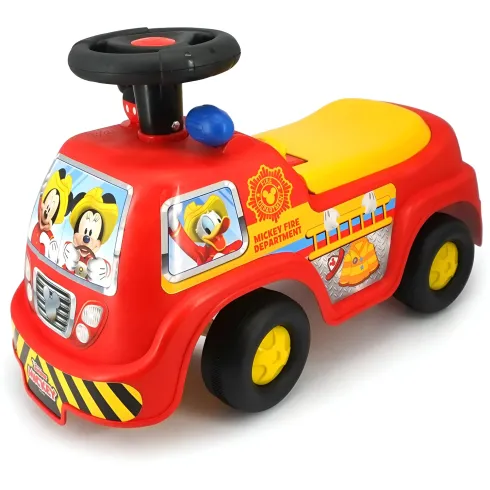 Camion dei Pompieri Cavalcabile per Bambini Topolino 1+ Licenza Disney