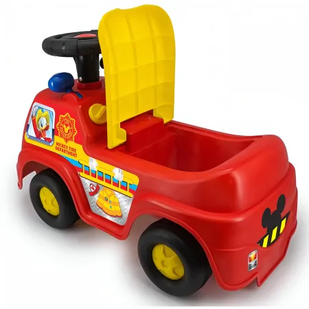 Camion dei Pompieri Cavalcabile per Bambini Topolino 1+ Licenza Disney