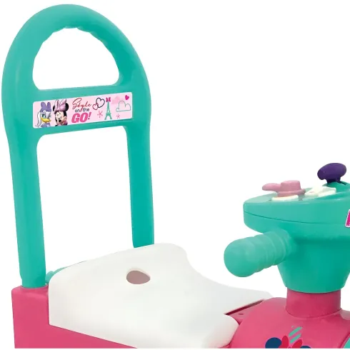 Treno Minnie Cavalcabile per Bambini Disney Suoni Realistici e Luci