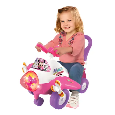 Aeroplano Minnie Cavalcabile per Bambini Primi Passi Licenza Disney