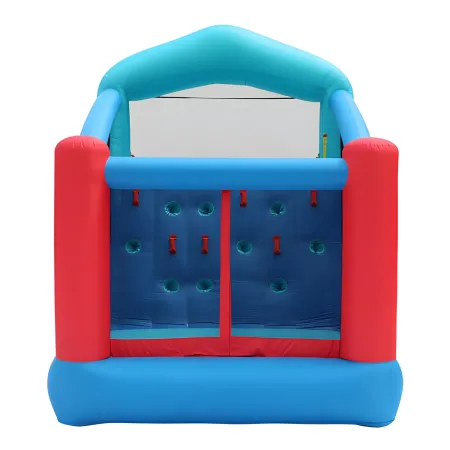 Castello Gonfiabile per Bambini da Esterno Triplo Scivolo e Arrampicata