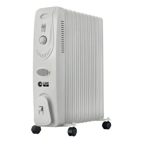 Radiatore Elettrico ad Olio 9 Elementi 2000W Regolabile Termostato