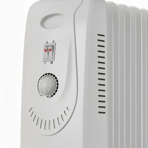 Radiatore Elettrico ad Olio 9 Elementi 2000W Regolabile Termostato
