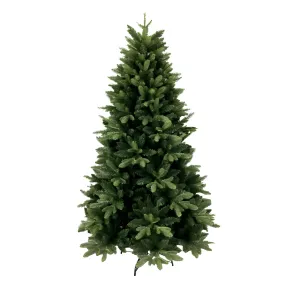 Albero di Natale Effetto Realistico Verde Altezza 240 cm in PVC PE