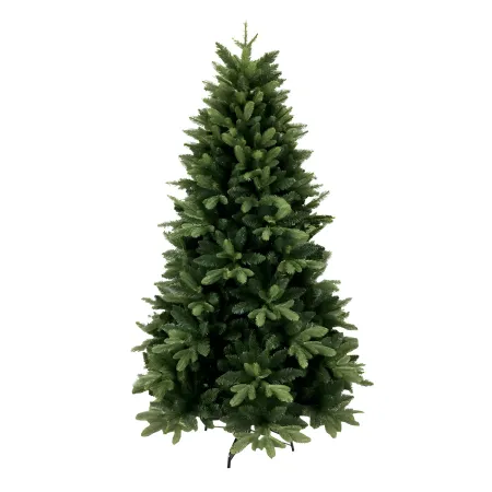 Albero di Natale Effetto Realistico Verde Altezza 240 cm in PVC PE