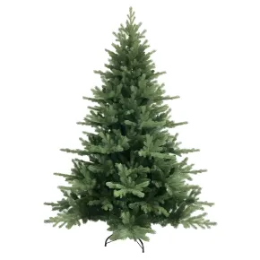 Albero di Natale Artificiale Altezza 180 cm Rami Realistici in PVC