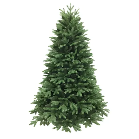 Albero di Natale Alto 150 cm Verde Effetto Realistico in PE PVC