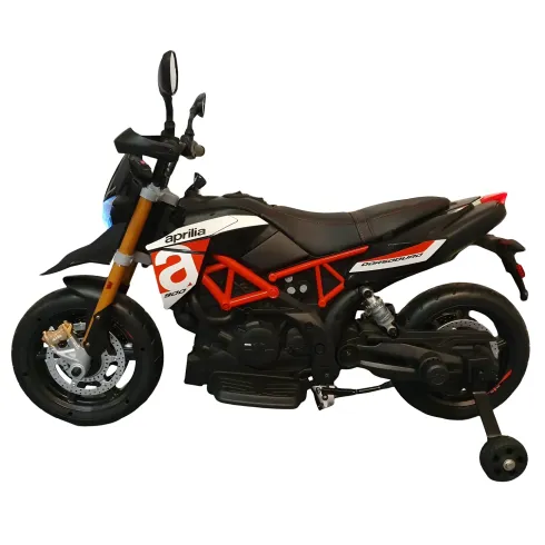 Moto Elettrica per Bambini Aprilia Scooter Dorsoduro a Batteria 12 V
