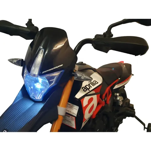 Moto Elettrica per Bambini Aprilia Scooter Dorsoduro a Batteria 12 V