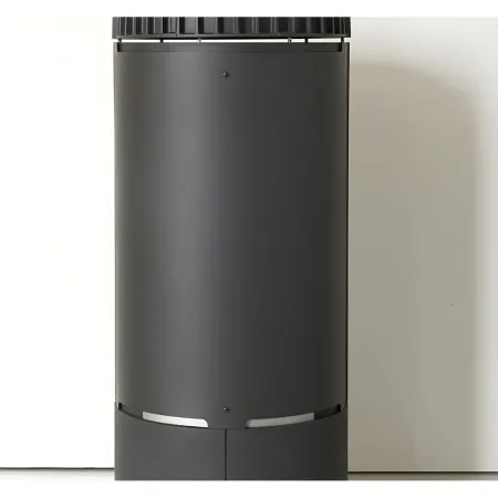 Stufa a Legna Nordica 7kw in Ghisa Tubo Canna Fumi 12 Extraflame Camino Carbone