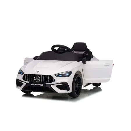 Macchina Elettrica per Bambini 12V Maserati Folgore Bianco Telecomando