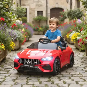 Macchina Elettrica per Bambini 12V Maserati Folgore Rosso Telecomando 2