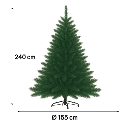 Albero di Natale Pino Verde Folto Alto 240 cm Realistico