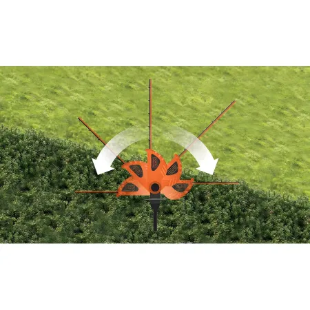 Tosasiepi Orientabile a Batteria Elettrico Lama 45 Tagliasiepi Black&amp;Decker Pota