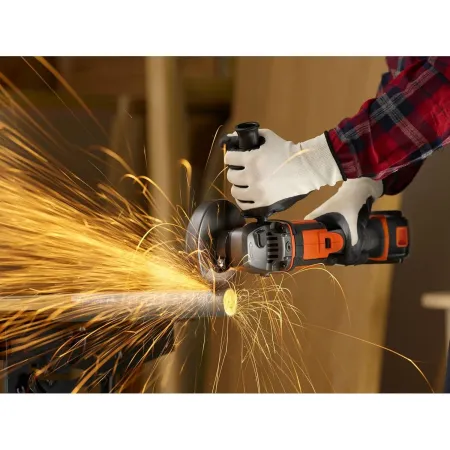 Smerigliatrice a Batteria Disco 125 Black Decker Angolare Flex Trapano Moletta