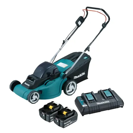 Tosaerba a Batteria Makita litio 18v a Spiinta Tagliaerba Lama Rasaerba Sacco