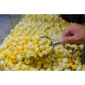 Macchina per Popcorn con Carrello Rosso Professionale Acciaio Modulare 2