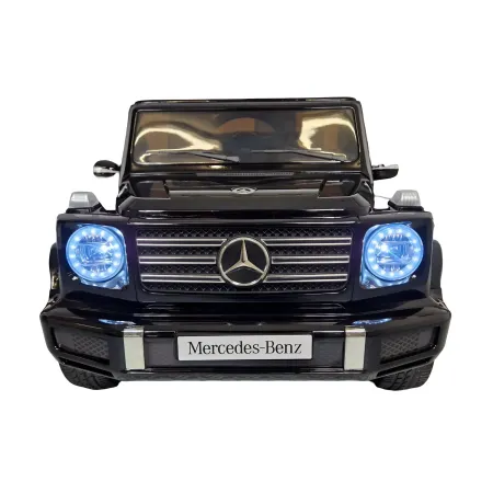 Auto Elettrica per Bambini Mercedes G500 12V Nero Sedile in Pelle