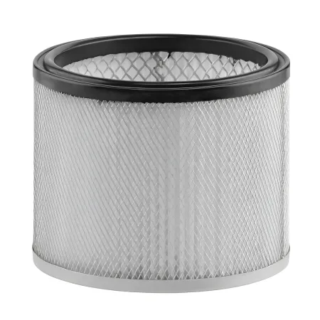 Bidone Aspiracenere 800W 15L Metallo Filtro HEPA Nero Barbecue Camini