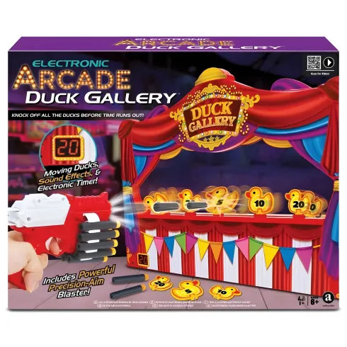 Gioco Elettronico Arcade Tiro al Bersaglio Paperelle Luci e Suoni