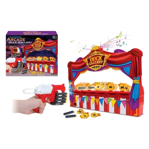 Gioco Elettronico Arcade Tiro al Bersaglio Paperelle Luci e Suoni