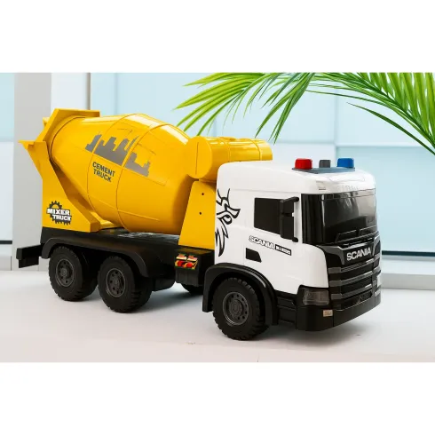 Camion Giocattolo Licenza Scania Betoniera Luci e Suoni Realistici
