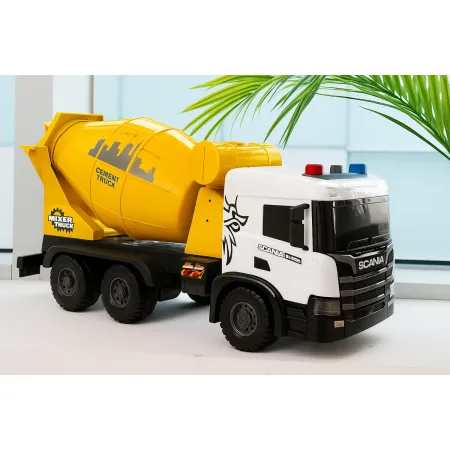 Camion Giocattolo Licenza Scania Betoniera Luci e Suoni Realistici