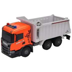 Camion Giocattolo Ribaltabile Licenza Scania Luci e Suoni Realistici