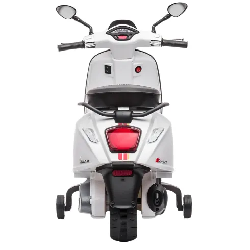 Vespa Sprint Elettrica per Bambini 12V Bianco Luci LED Moto Scooter