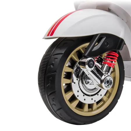 Vespa Sprint Elettrica per Bambini 12V Bianco Luci LED Moto Scooter