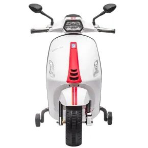 Vespa Sprint Elettrica per Bambini 12V Bianco Luci LED Moto Scooter 2