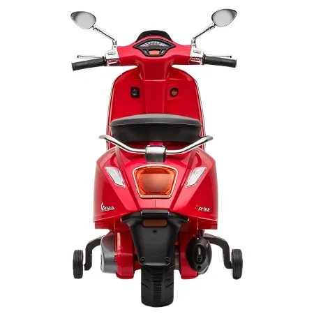 Vespa Sprint Elettrica per Bambini 12V Rossa Luci LED Moto Scooter