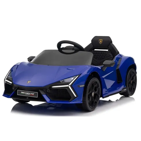 Auto Elettrica per Bambini 10,8V Lamborghini Revuelto Blu Radiocomando