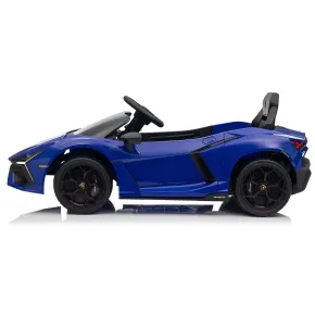 Auto Elettrica per Bambini 10,8V Lamborghini Revuelto Blu Radiocomando 2