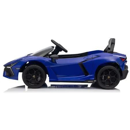 Auto Elettrica per Bambini 10,8V Lamborghini Revuelto Blu Radiocomando