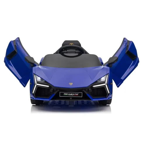 Auto Elettrica per Bambini 10,8V Lamborghini Revuelto Blu Radiocomando