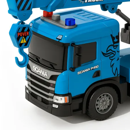 Camion Giocattolo con Gru a Frizione Scania Luci e Suoni Realistici