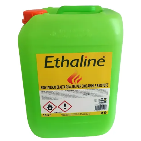 6 Taniche Bioetanolo Naturale 10L Combustibile Ecologico per Biocamini