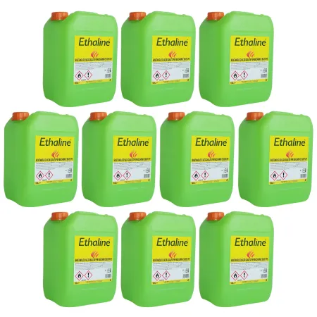 10 Taniche Bioetanolo Naturale 10L Combustibile Ecologico Biocamini